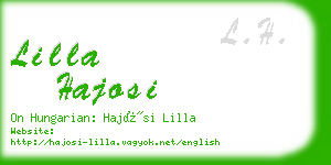 lilla hajosi business card